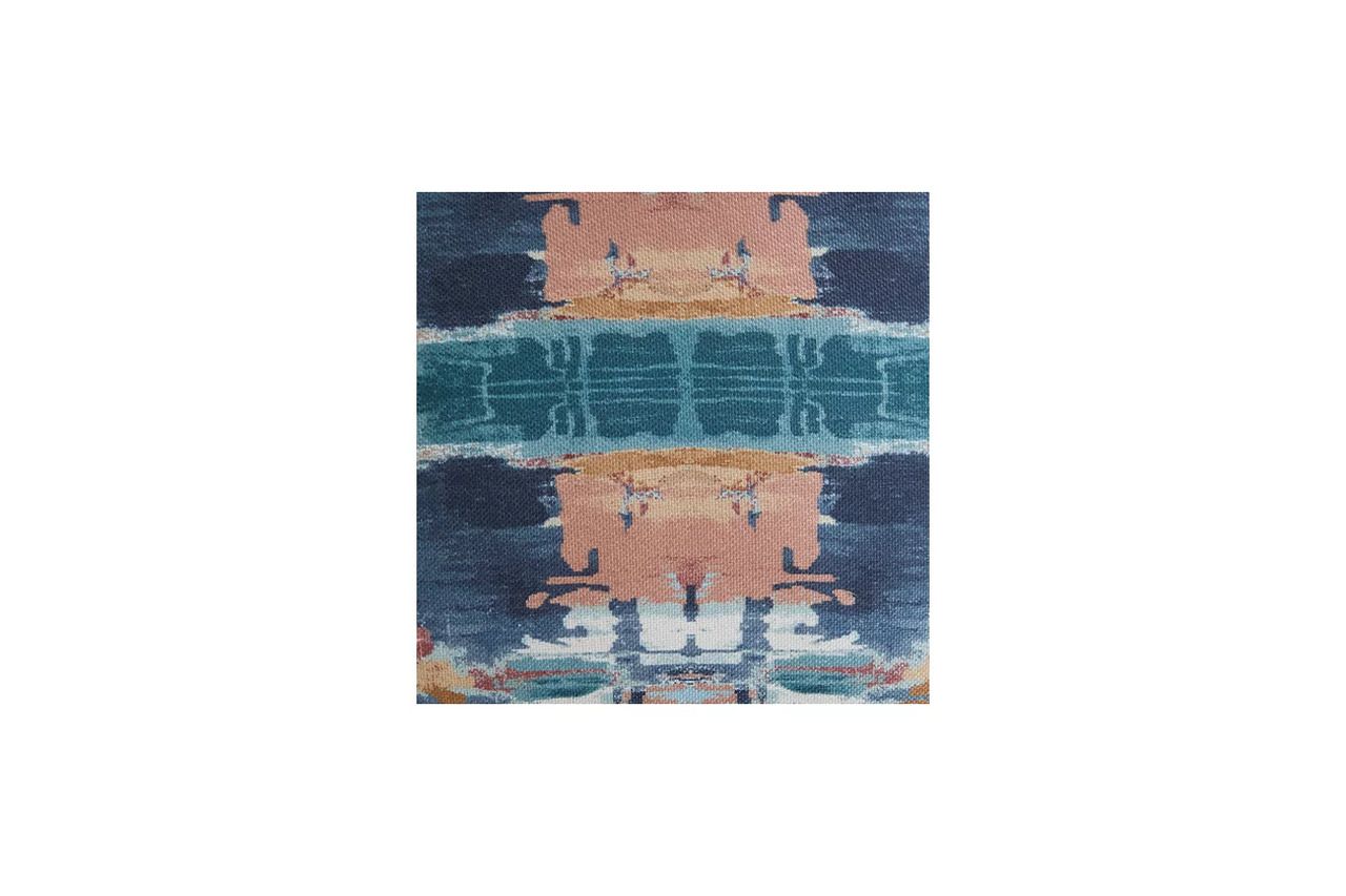 Kennick Pillow Set of 4 In Blue and Yellow A1001092