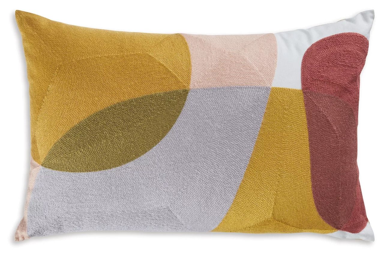 Varness Pillow In Gray and Yellow A1001095P