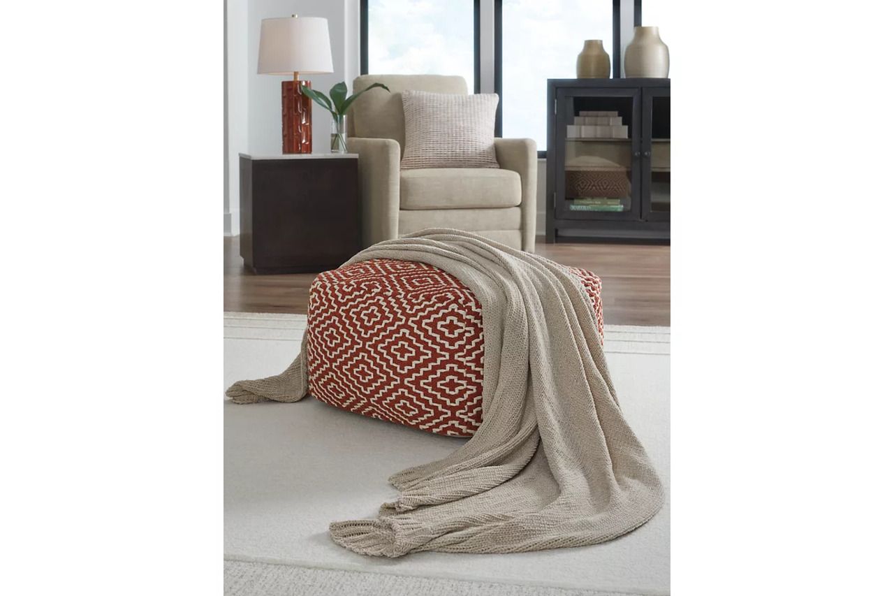 Anawood Throw Set of 3 In Oatmeal A1001096