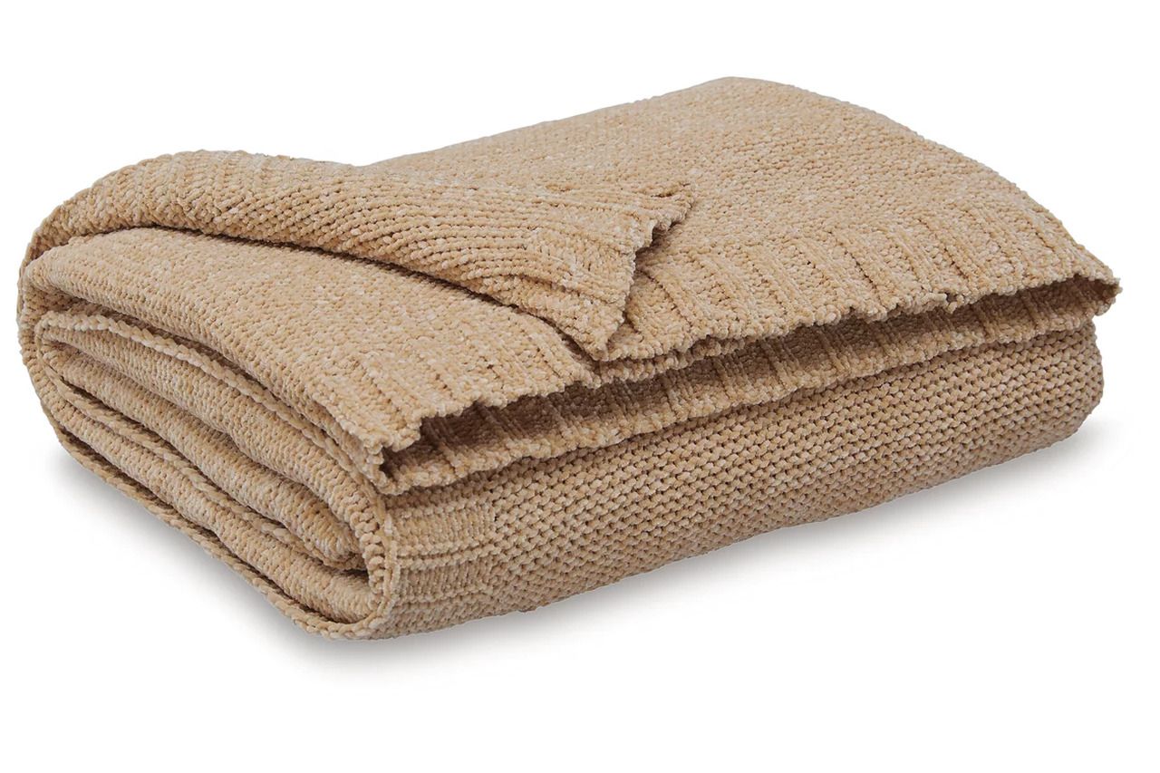 Anawood Throw Set of 3 In Gold A1001099