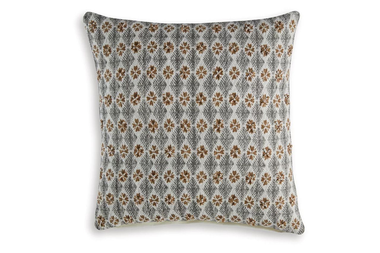 Dainwick Pillow In White/Gray/Brown A1001102P