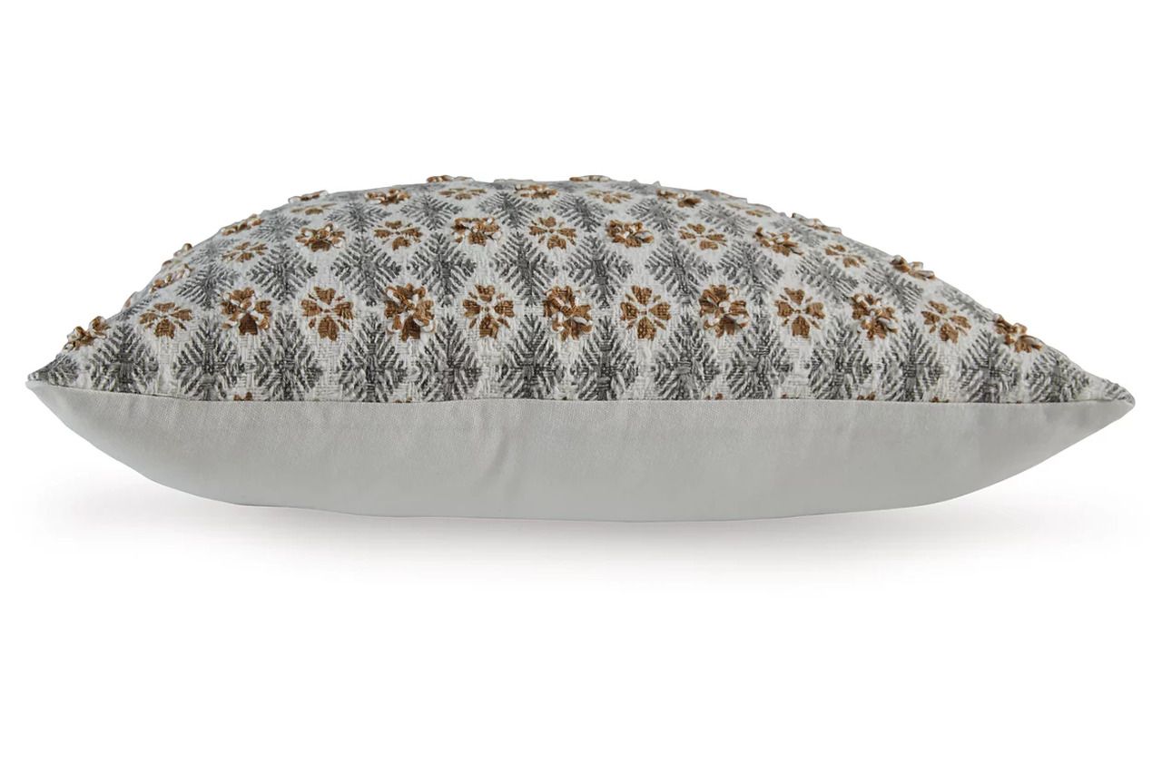 Dainwick Pillow In White/Gray/Brown A1001102P