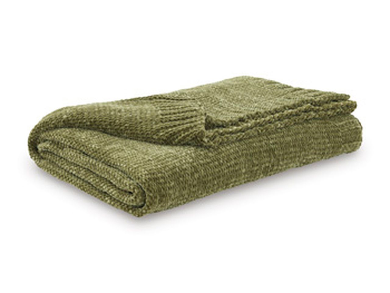 Anawood Throw Set of 3 In Olive Green A1001178