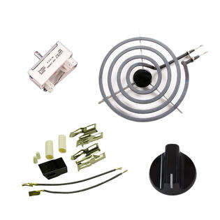 Kenmore0022628bundle00019 316436001 Element Switch, 316543801 Control Knob, 316442300 Coil Element and 5303935058 Element Genuin A105016332