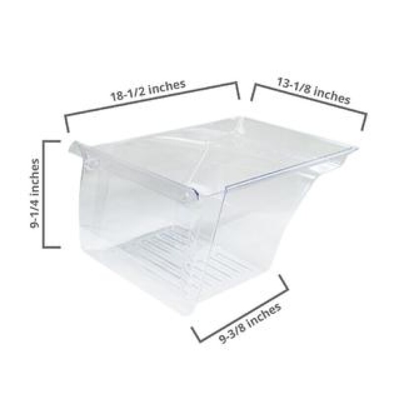 Whirlpool W10854037 Refrigerator Crisper Drawer Genuine Original Equipment Manufacturer (OEM) Part A107929185