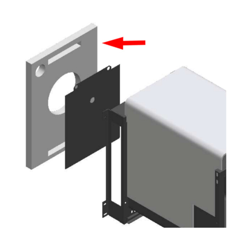 Fiberglass Oven Back 30 A10815