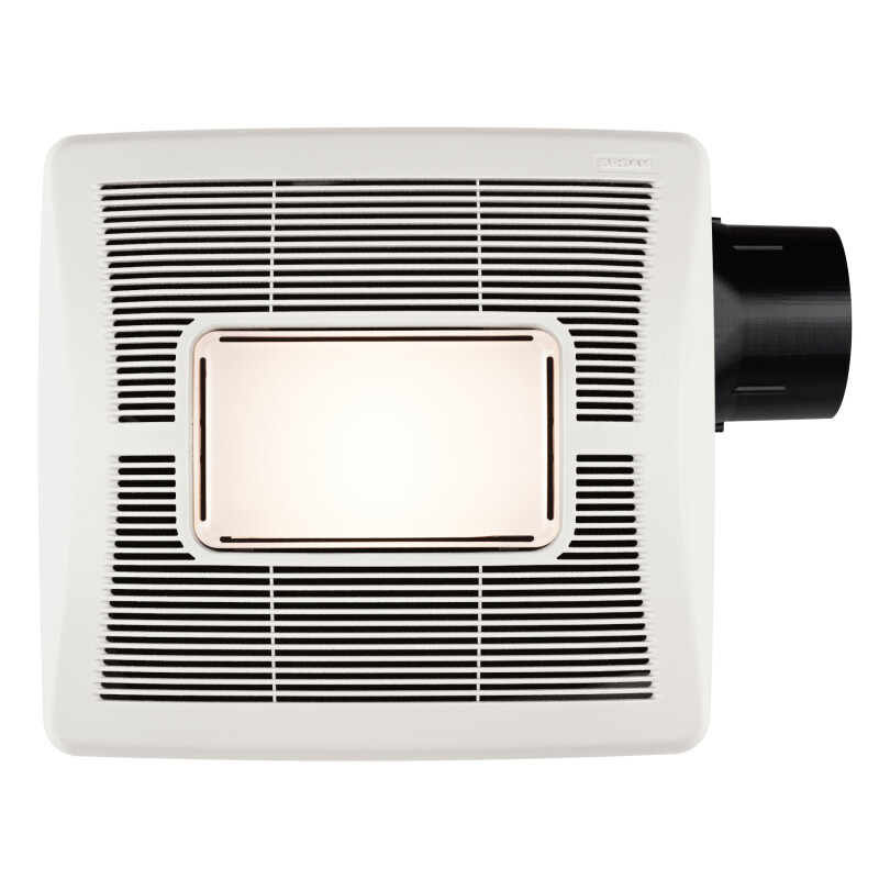 Flex Series 110 CFM Ceiling Roomside Installation Bathroom Exhaust Fan with Light A110L
