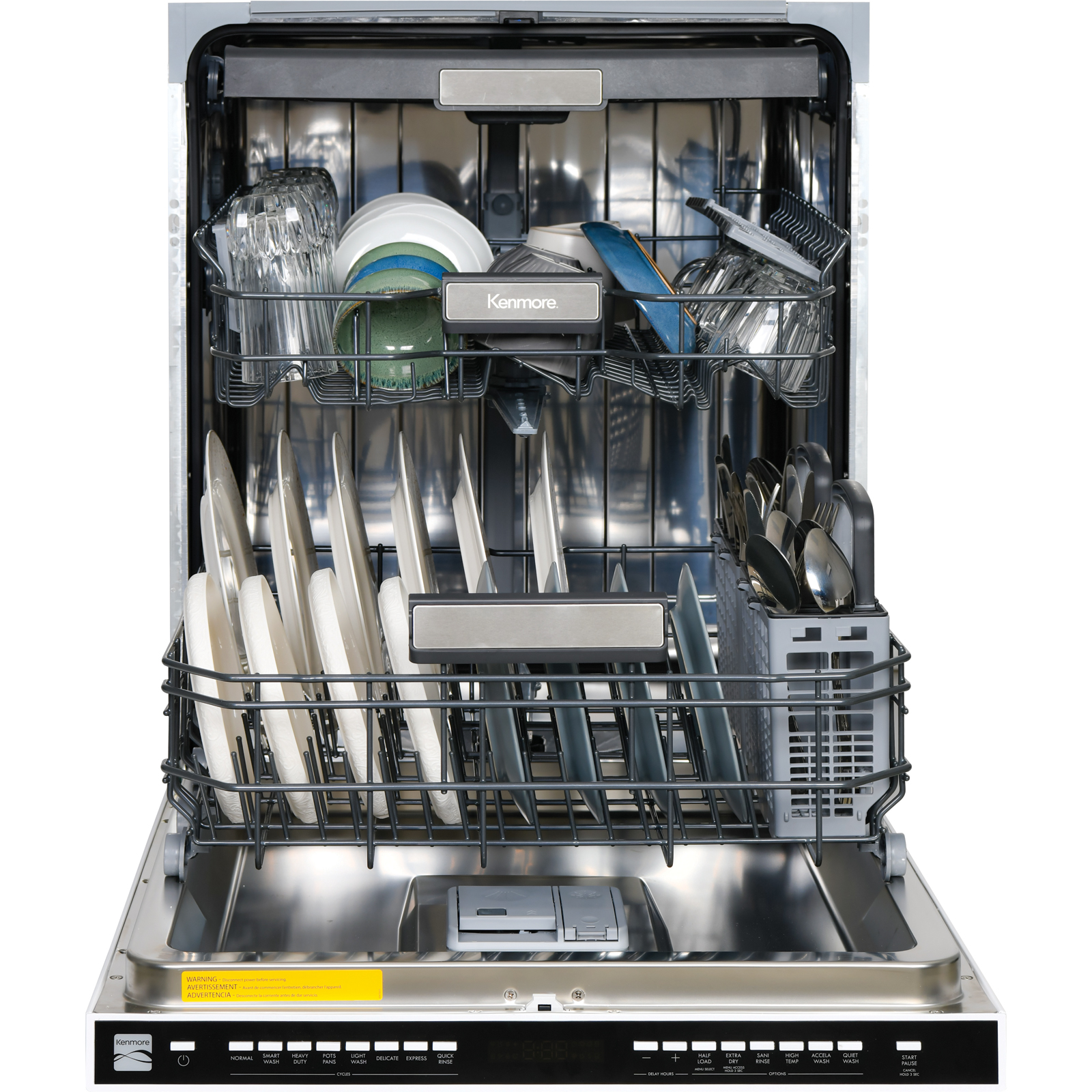 24" Built-in Dishwasher with UltraWash® Plus System and Removable 3rd Rack White A120962884