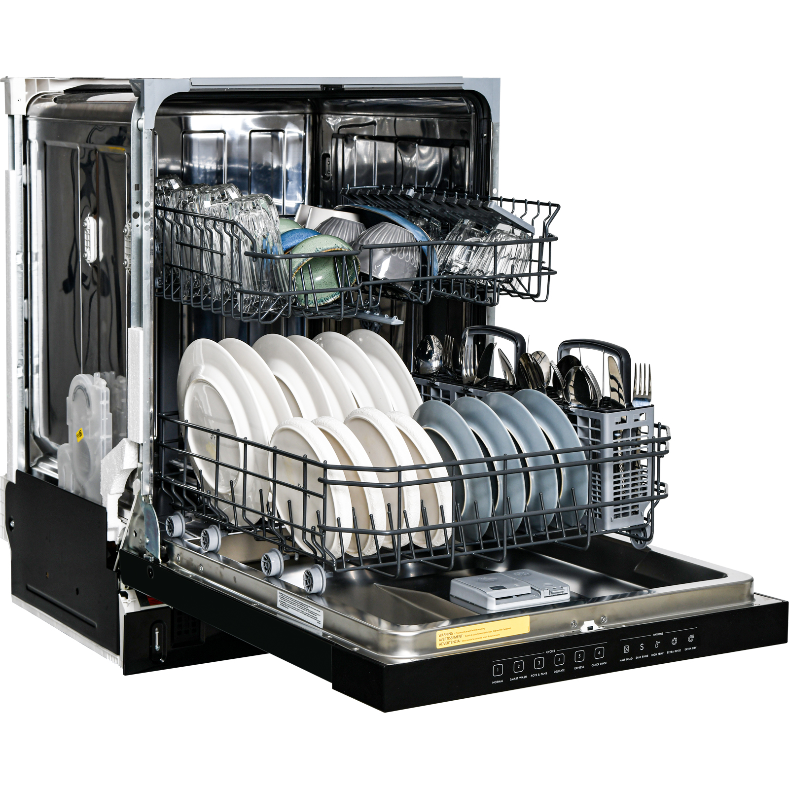 24" Built-in Dishwasher with UltraWash® System and SmartWash®  Black A120962885
