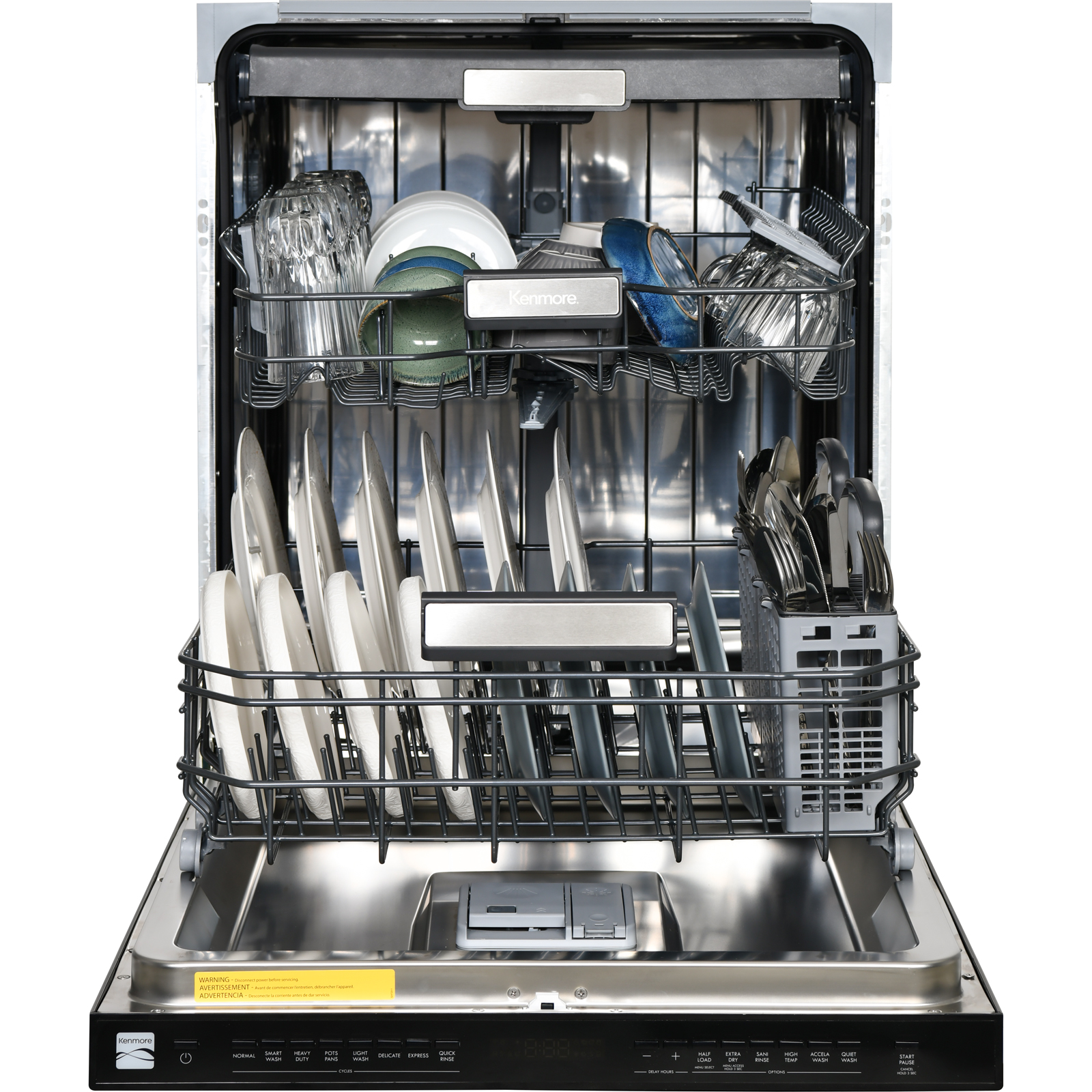 24" Built-in Dishwasher with UltraWash® Plus System and Removable 3rd Rack  Black A120962886