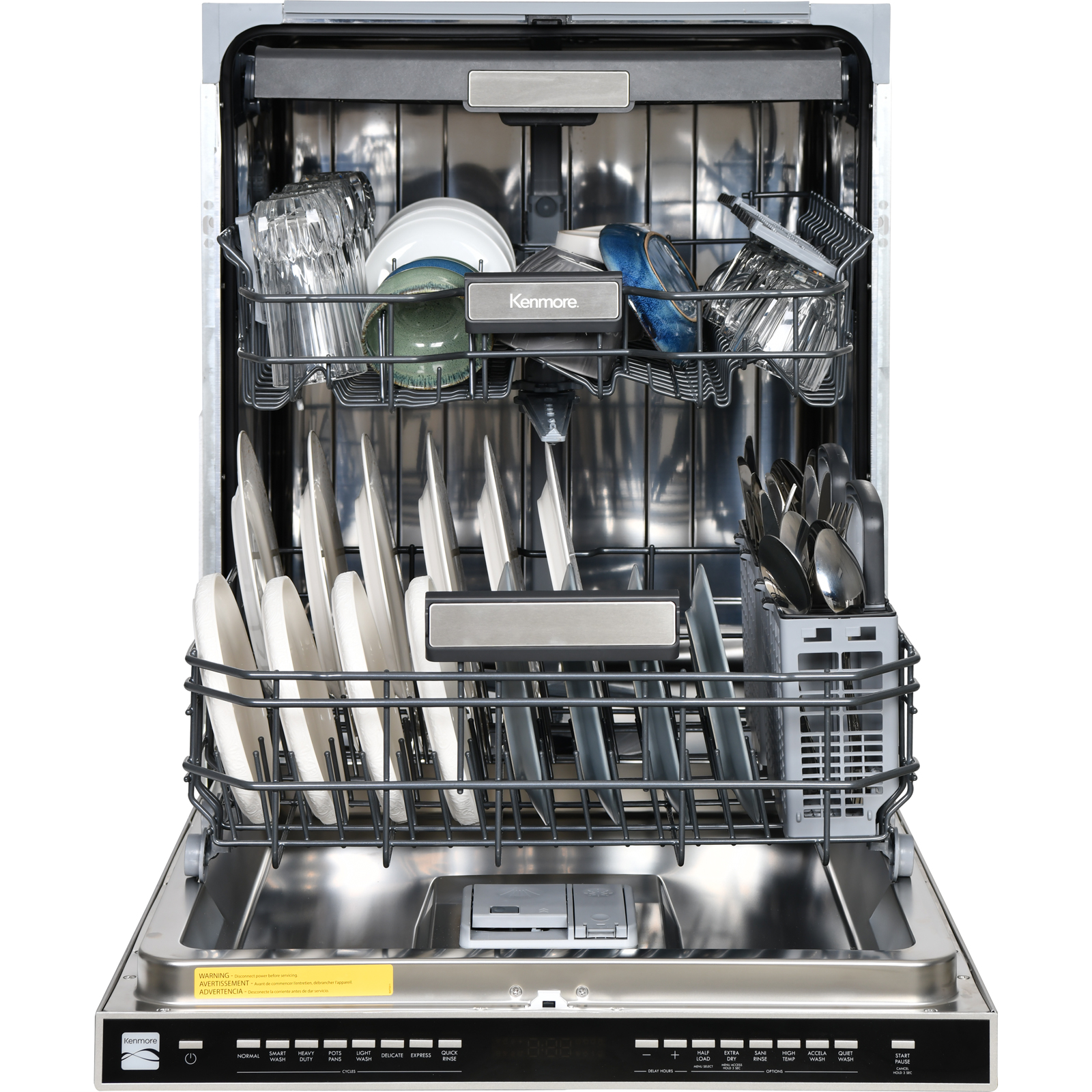 24" Built-in Dishwasher with UltraWash® Plus System and Removable 3rd Rack Stainless Steel w/ Fingerprint Resistance A120962890