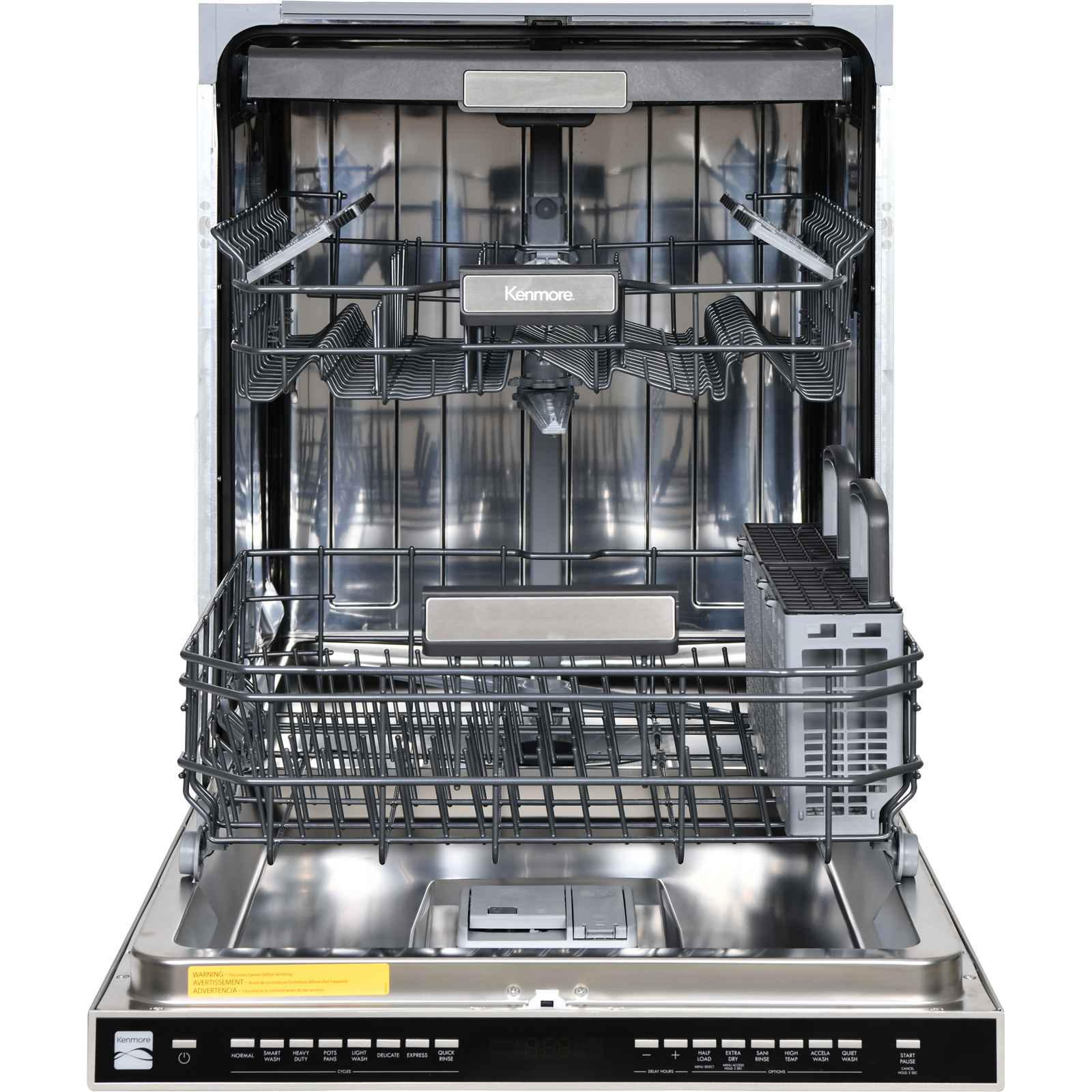 24" Built-in Dishwasher with UltraWash® Plus System and Removable 3rd Rack Stainless Steel w/ Fingerprint Resistance A120962890