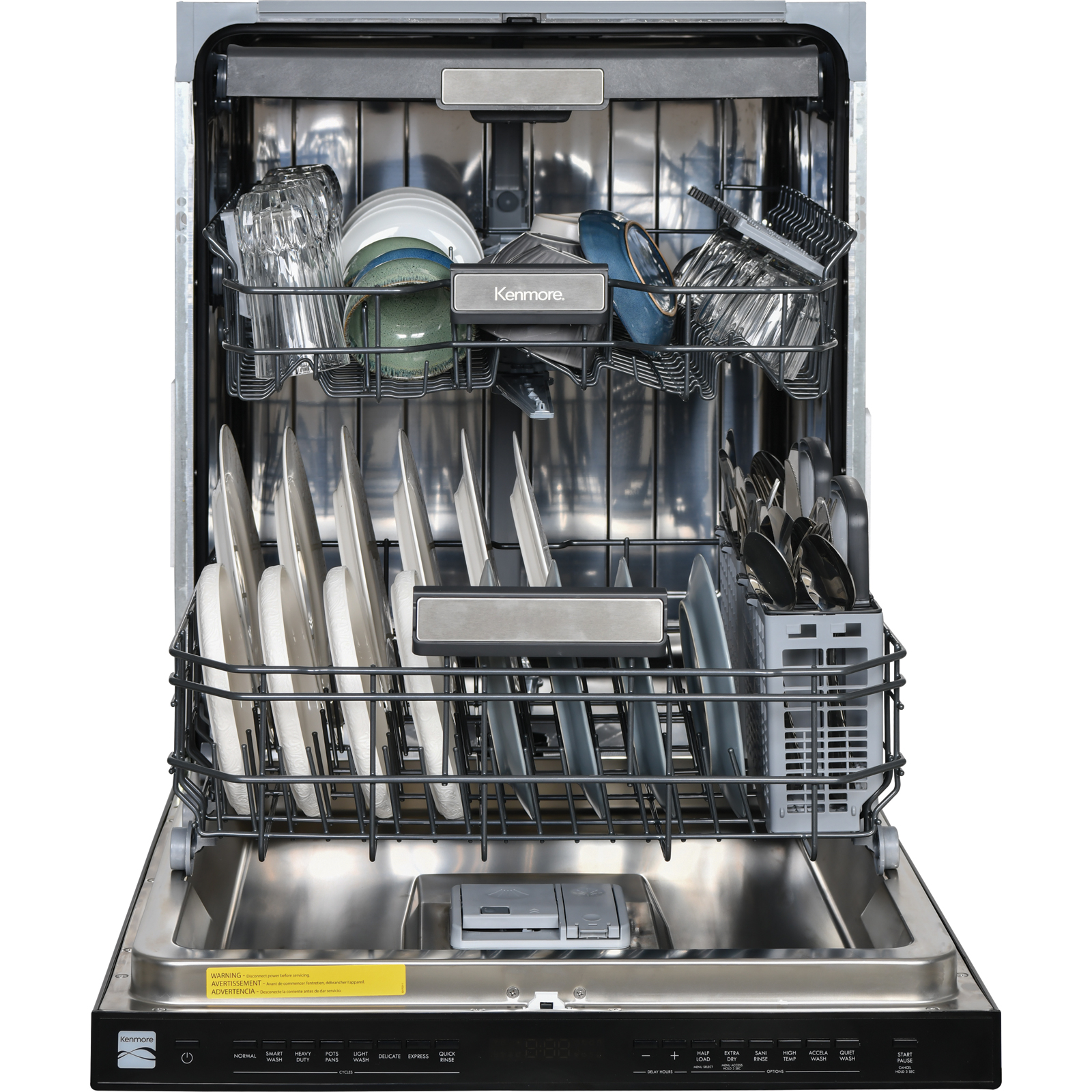 24" Built-in Dishwasher with UltraWash® Plus System and Removable 3rd Rack Black A120962906