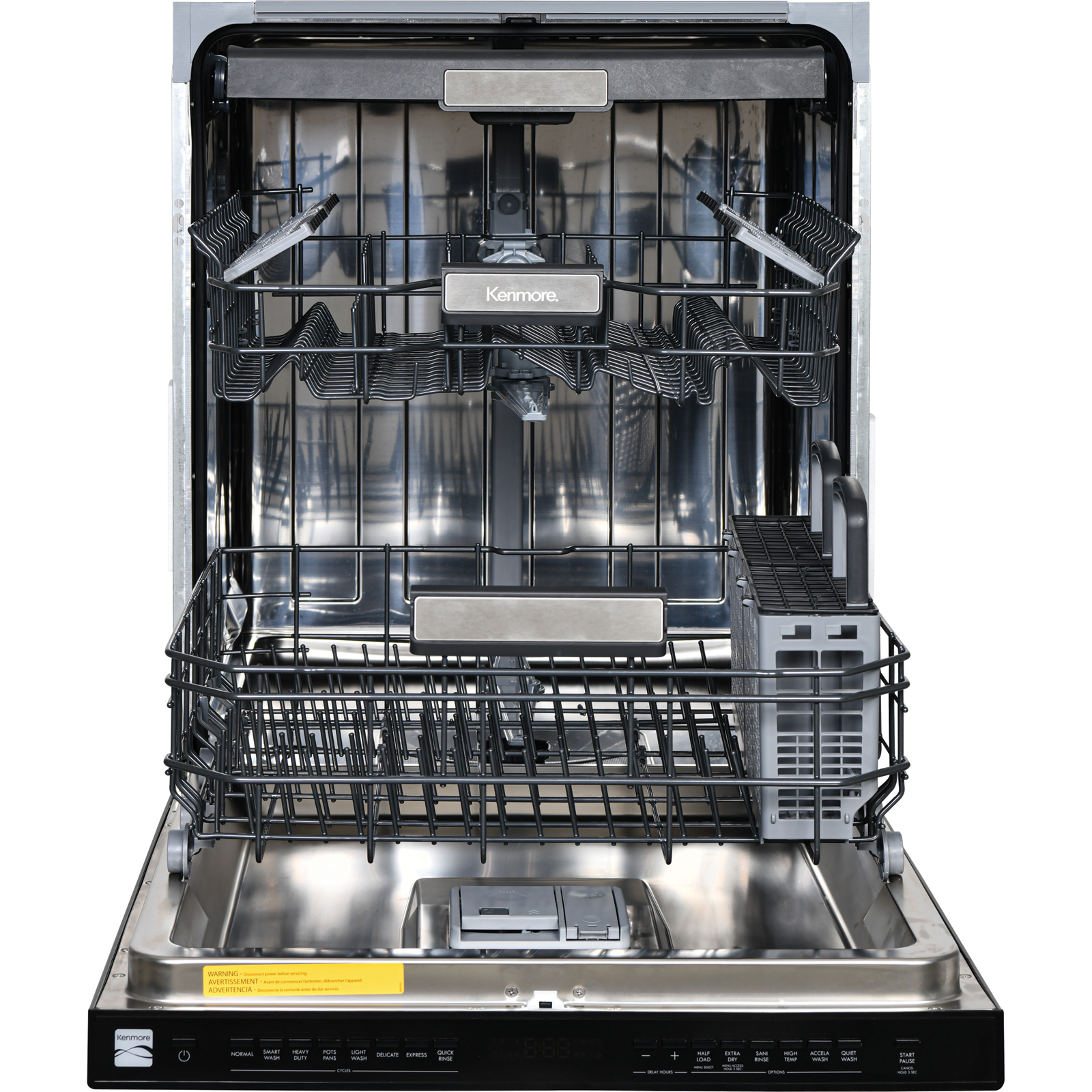 24" Built-in Dishwasher with UltraWash® Plus System and Removable 3rd Rack Black A120962906