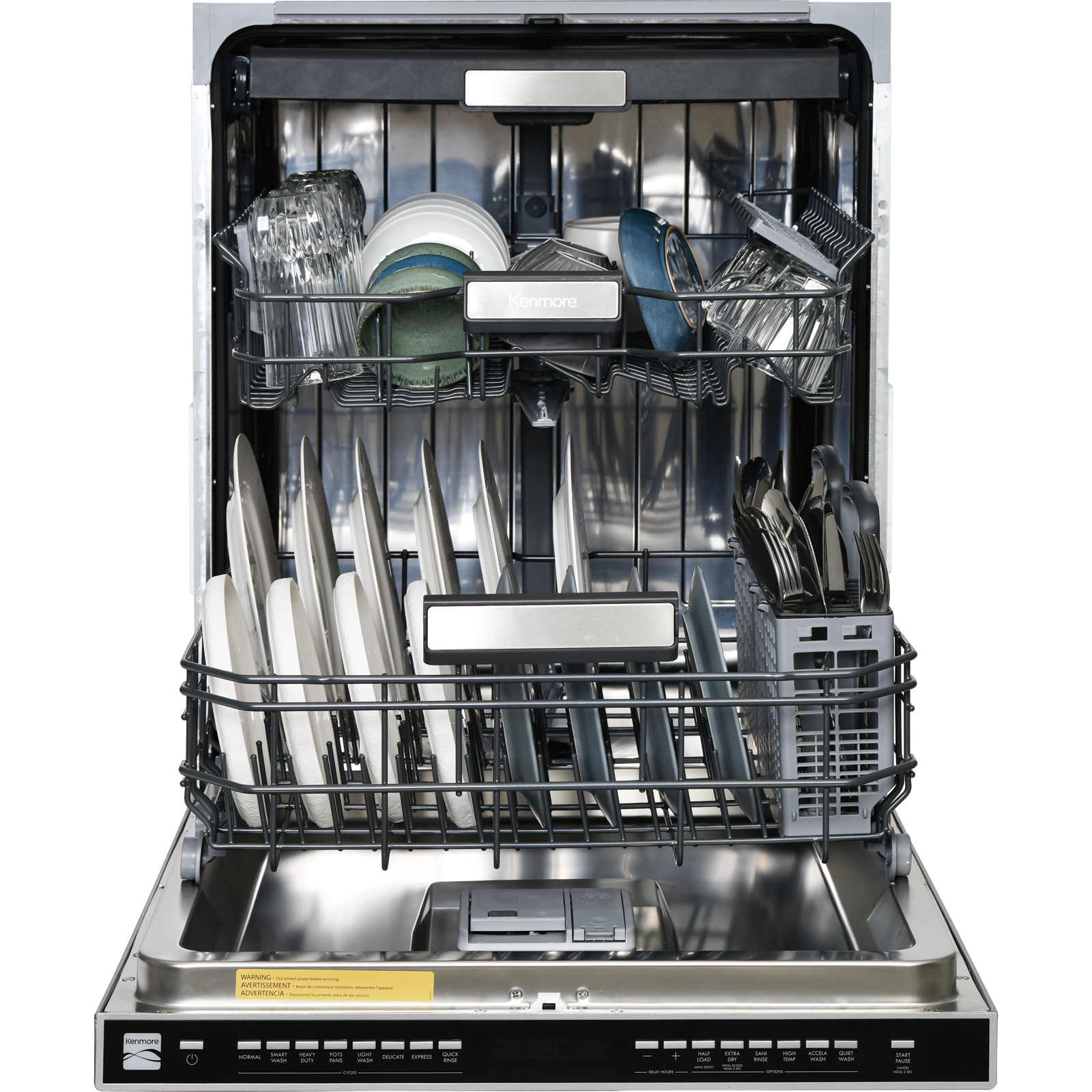 24" Built-in Dishwasher with UltraWash® Plus System and Removable 3rd Rack Stainless Steel w/ Fingerprint Resistance A120962907