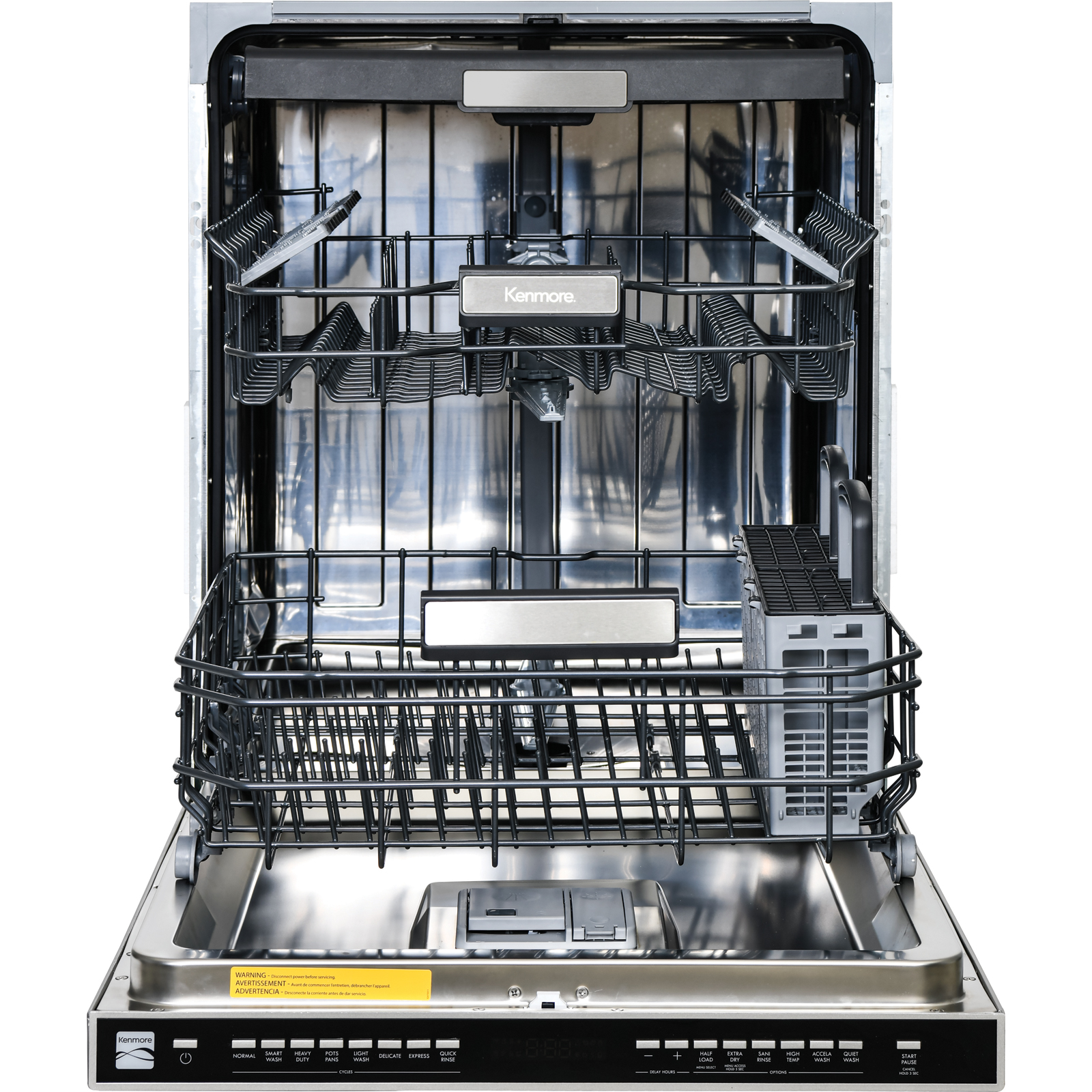 24" Built-in Dishwasher with UltraWash® Plus System and Removable 3rd Rack Stainless Steel w/ Fingerprint Resistance A120962907