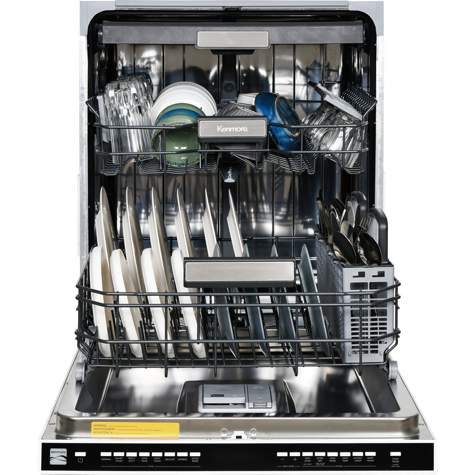 24" Built-in Dishwasher with UltraWash® Plus System and Removable 3rd Rack White A120962909