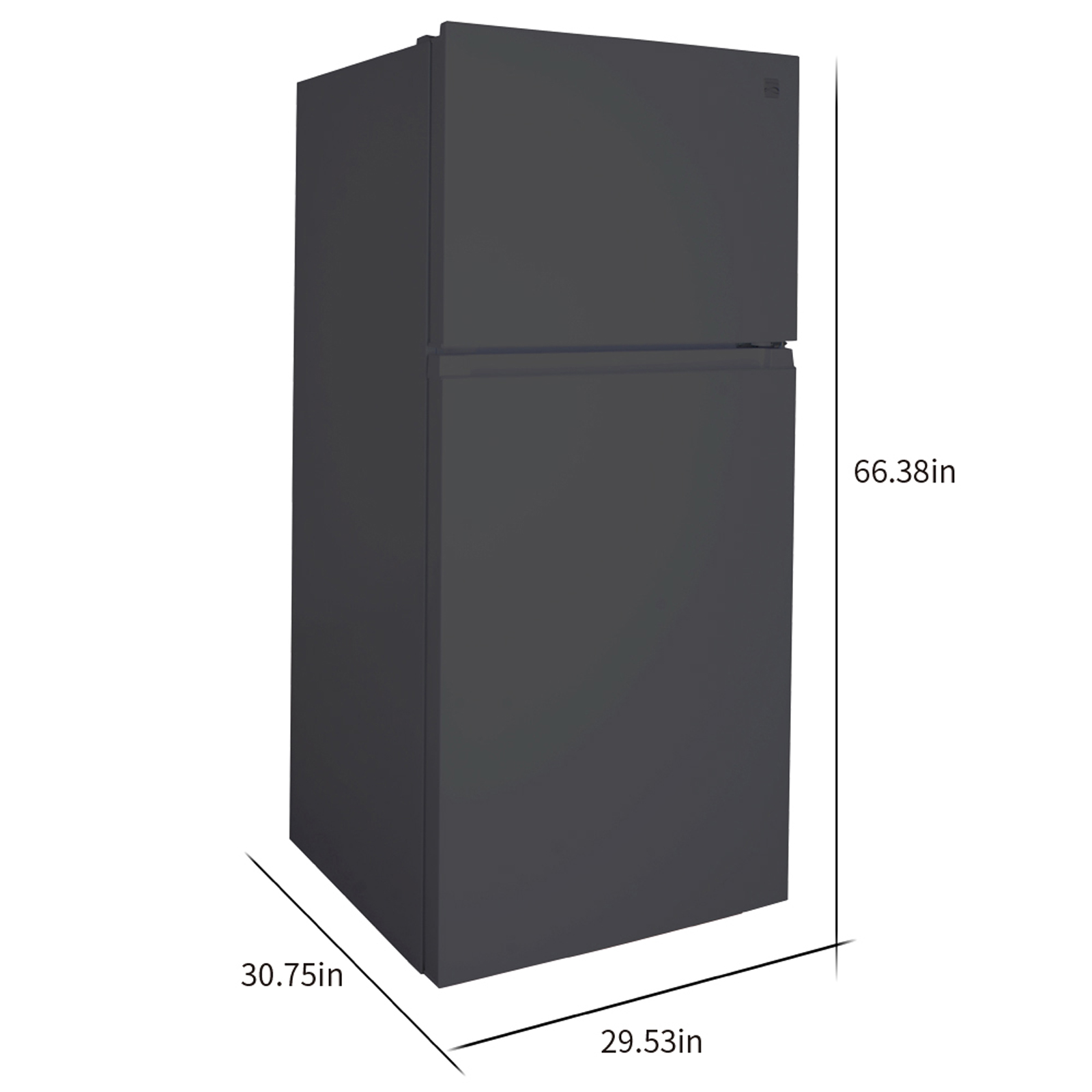 18.2 cu. ft. Top Freezer Refrigerator Black A121014937