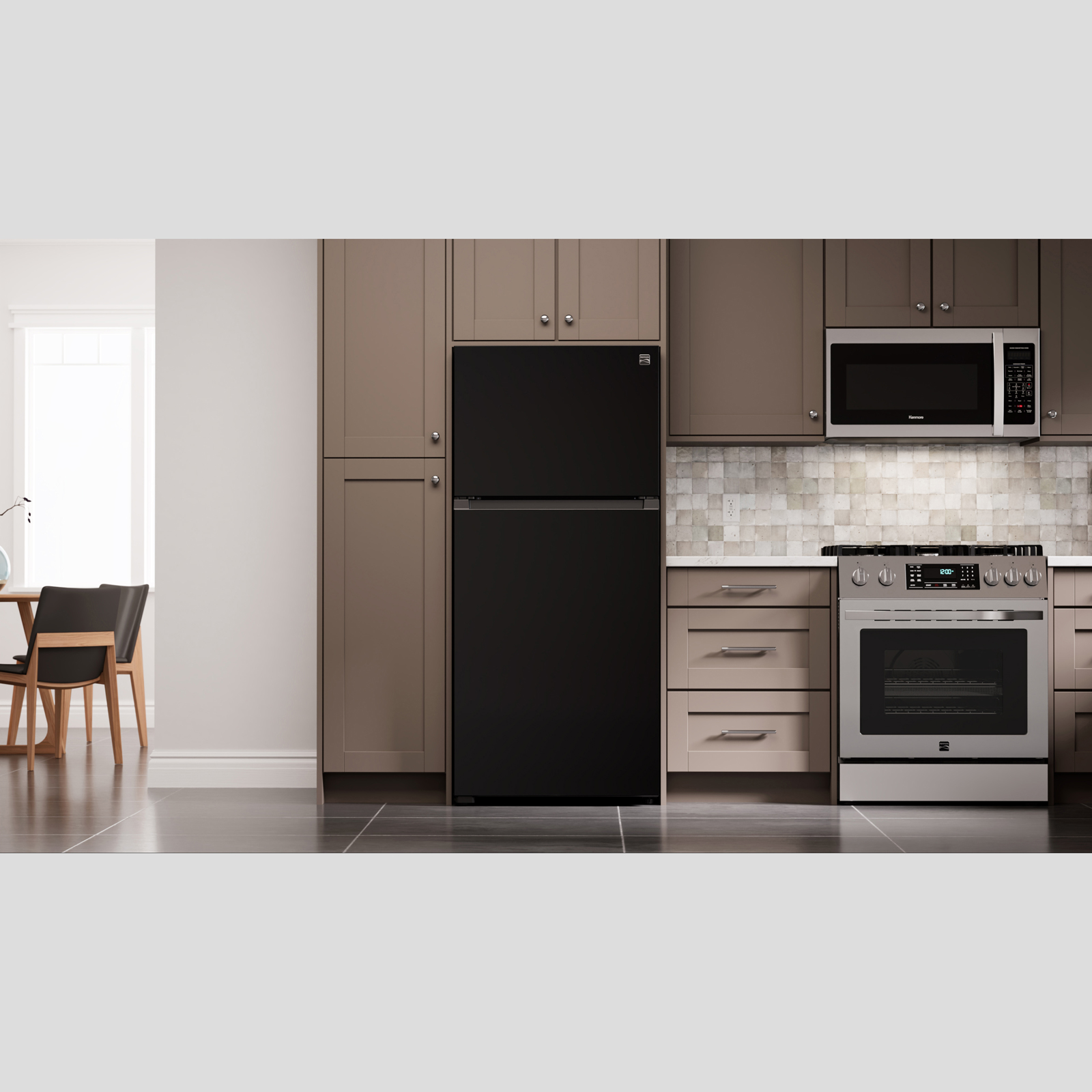 18.2 cu. ft. Top Freezer Refrigerator Black A121014937