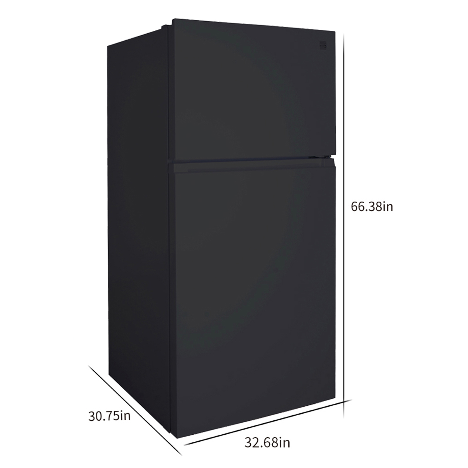 20.5 cu. ft. Top Freezer Refrigerator  Black A121015068
