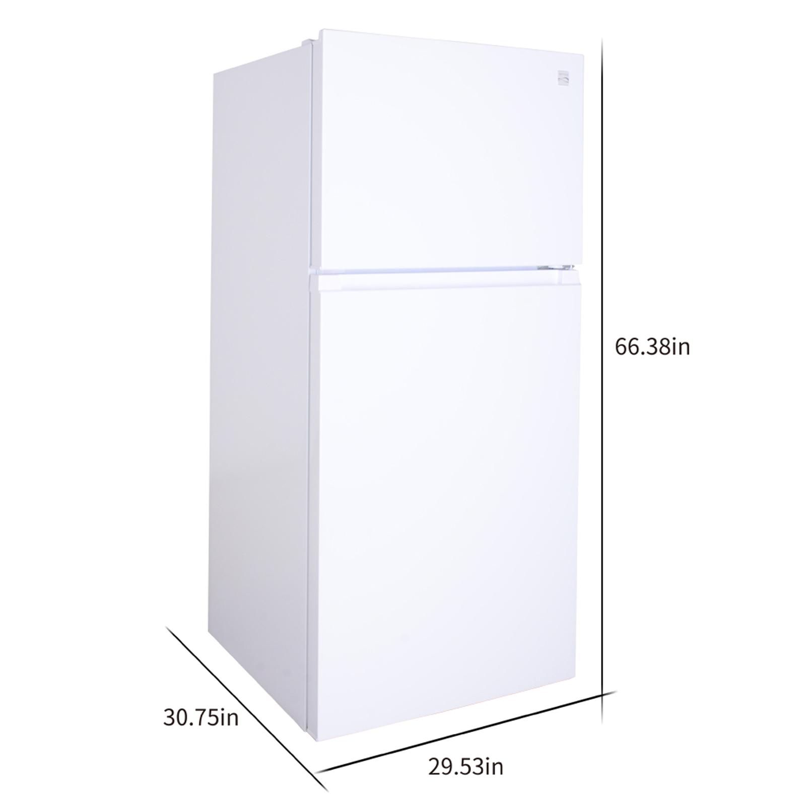 18.1 cu. ft. Top Freezer Refrigerator with Icemaker White A122390967