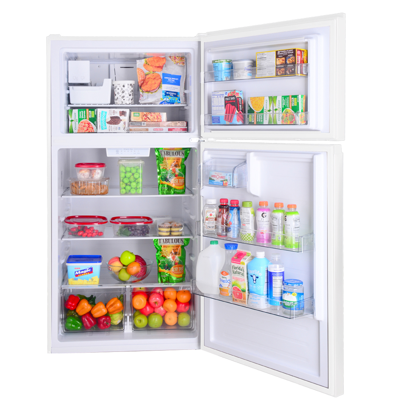 18.1 cu. ft. Top Freezer Refrigerator with Icemaker White A122390967