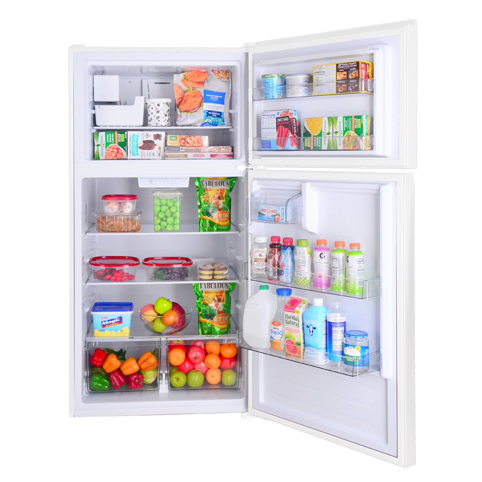 20.4 cu. ft. Top Freezer Refrigerator w/ Icemaker, 33" Wide White A122390968