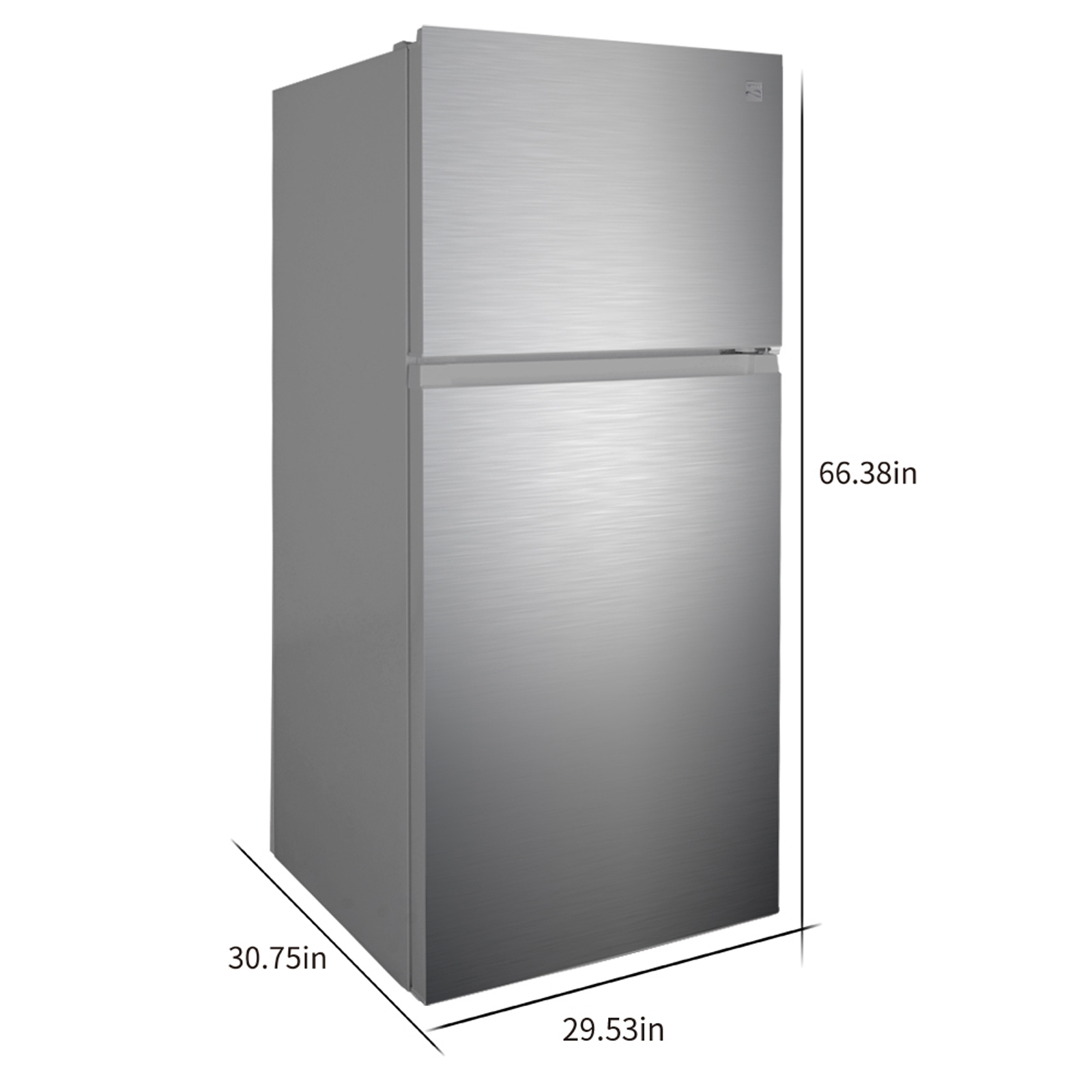 18.1 cu. ft. Top Freezer Refrigerator with Icemaker Stainless Steel w/Fingerprint Resistance A122390970