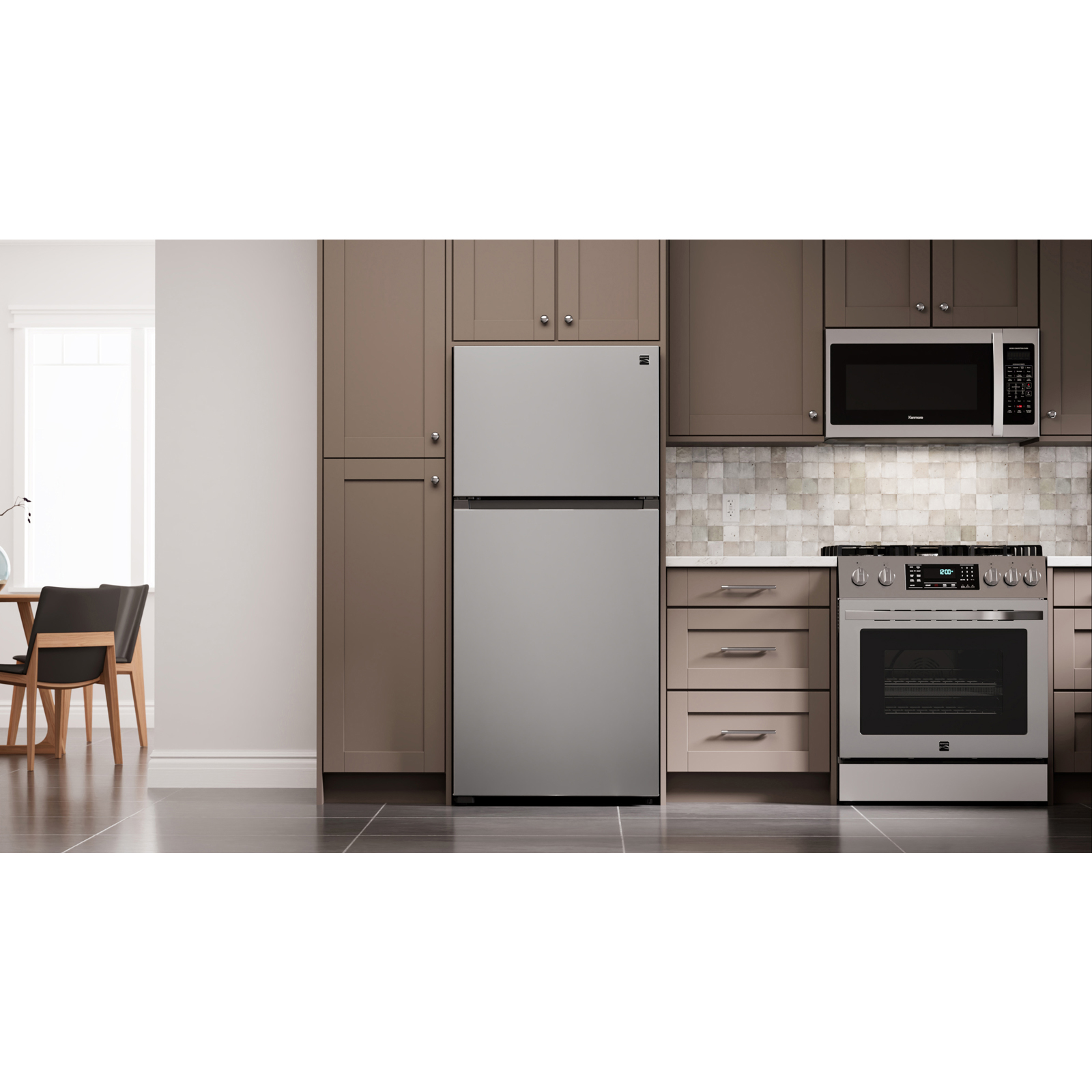 18.1 cu. ft. Top Freezer Refrigerator with Icemaker Stainless Steel w/Fingerprint Resistance A122390970