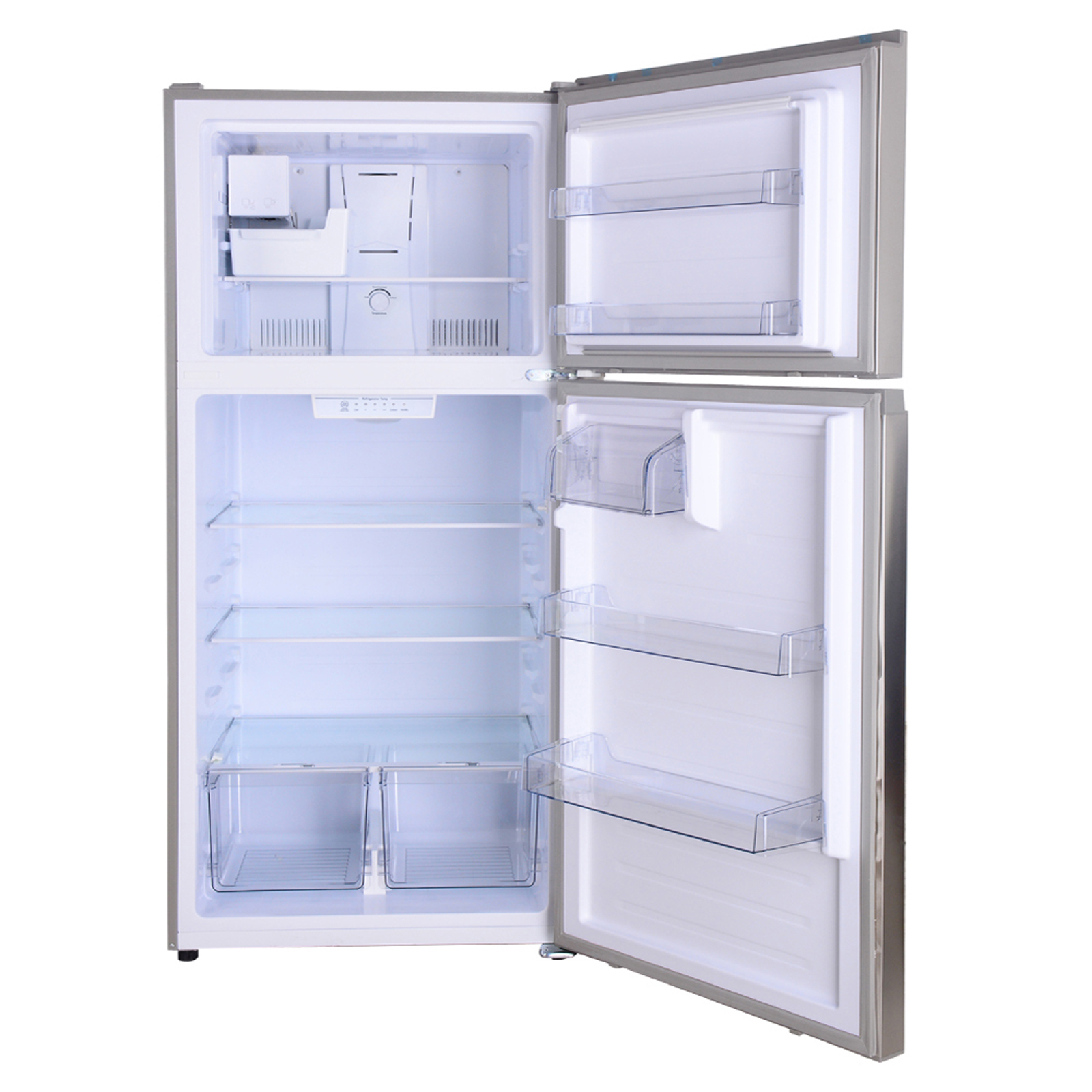 20.4 cu. ft. Top Freezer Refrigerator w/ Icemaker, 33" Wide Stainless Steel w/Fingerprint Resistance A122390971