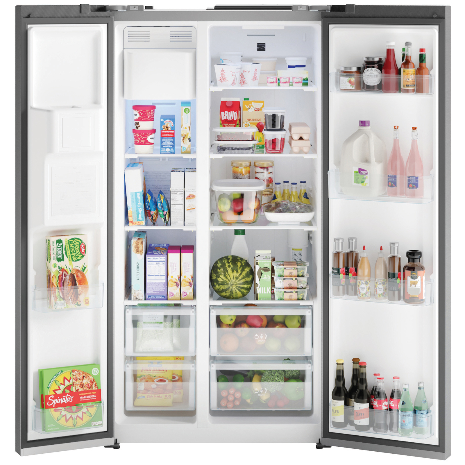 20 cu. ft. Side-by-Side Refrigerator  Fingerprint-Resistant Stainless Steel A123384796