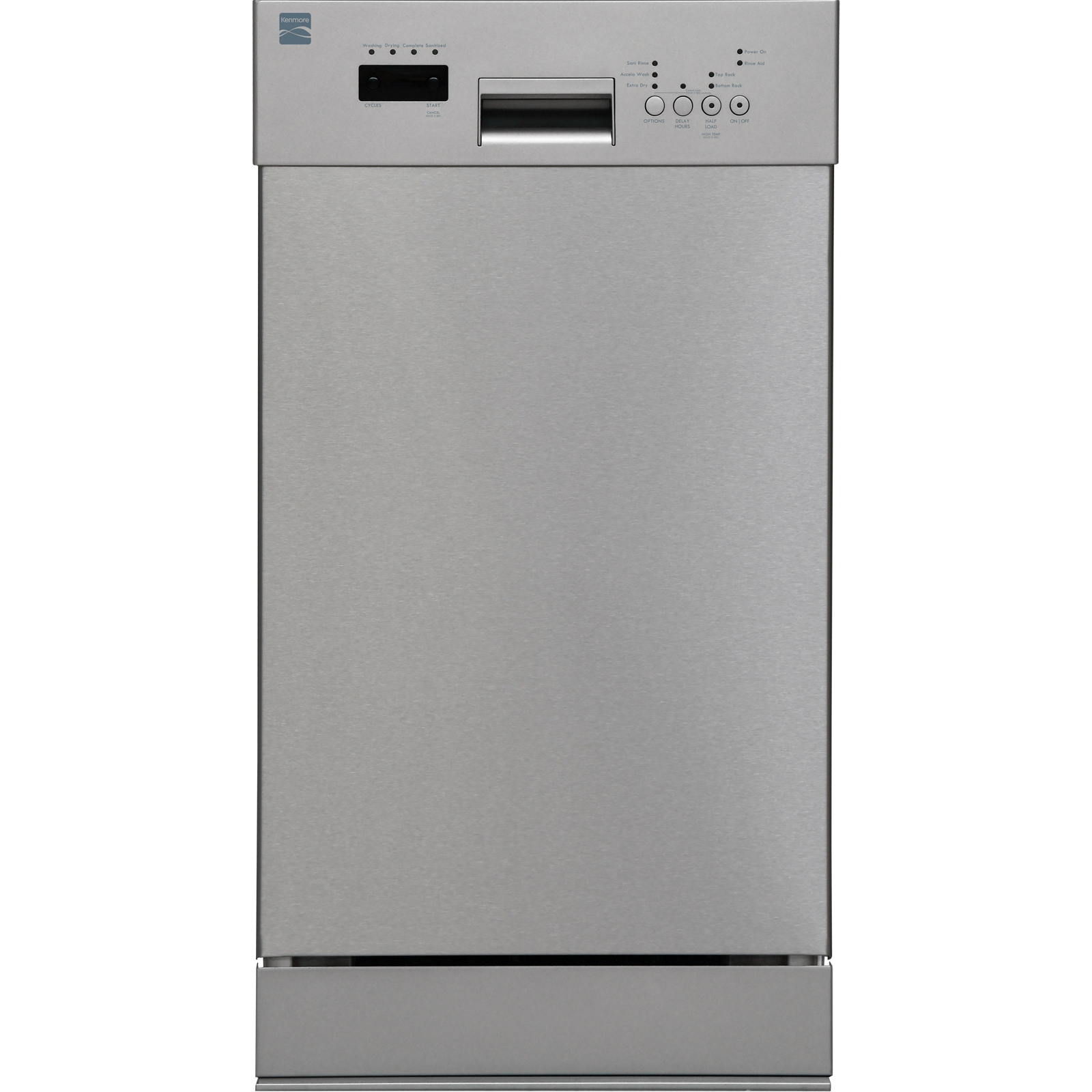 18" Built-in Dishwasher with UltraWash® Plus System and EasyFlex 3rd Rack Stainless Steel w/ Fingerprint Resistance A124333635
