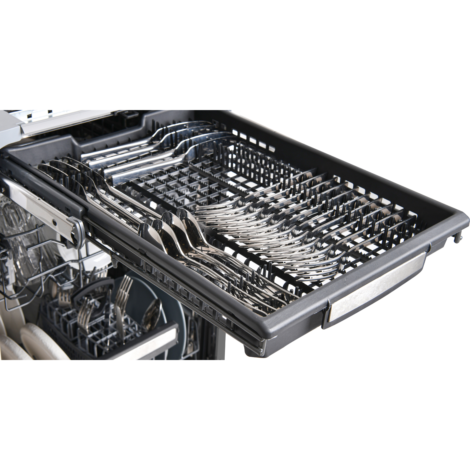 18" Built-in Dishwasher with UltraWash® Plus System and EasyFlex 3rd Rack  Stainless Steel w/ Fingerprint Resistance A124333635