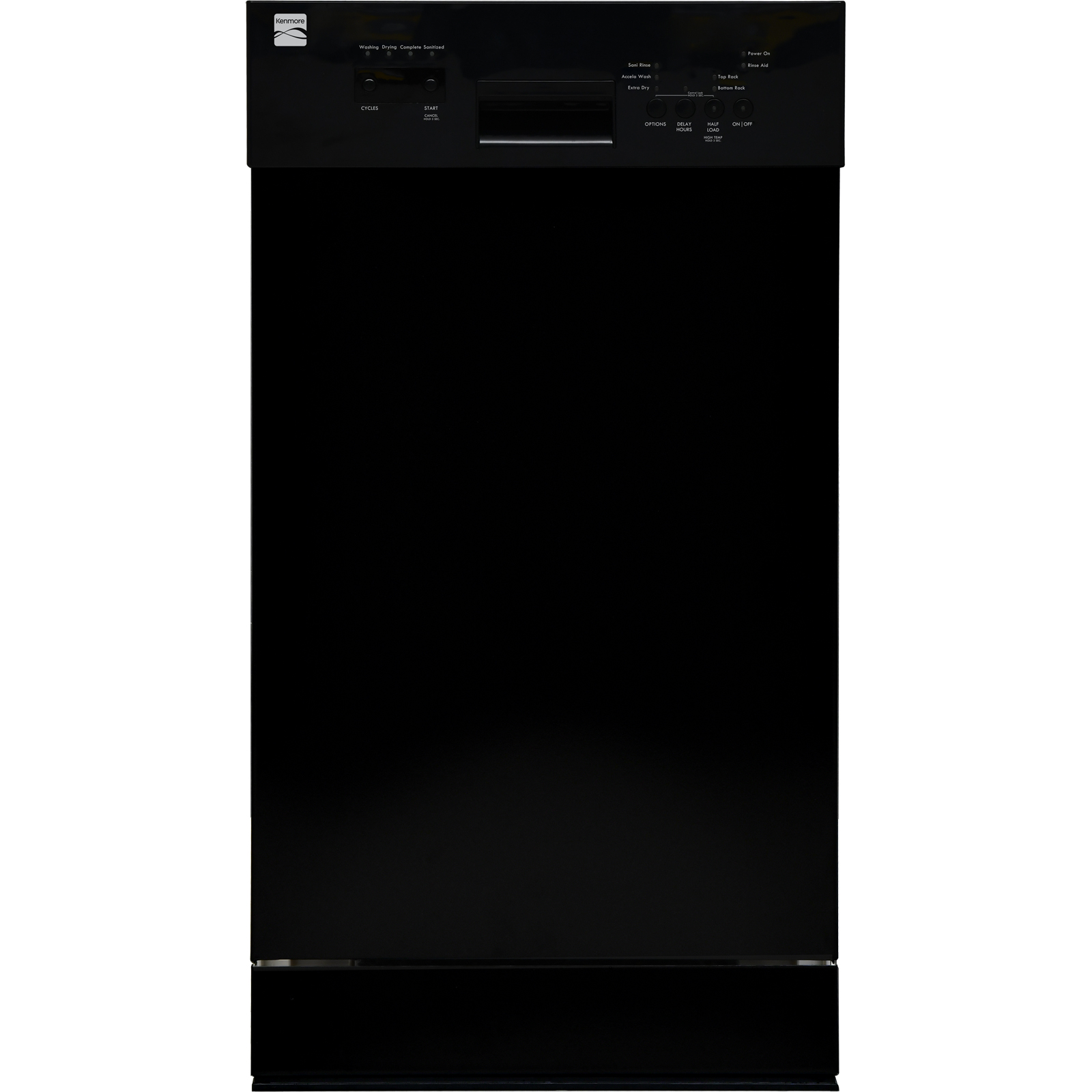 18" Built-in Dishwasher with UltraWash® Plus System and EasyFlex 3rd Rack Black A124333636