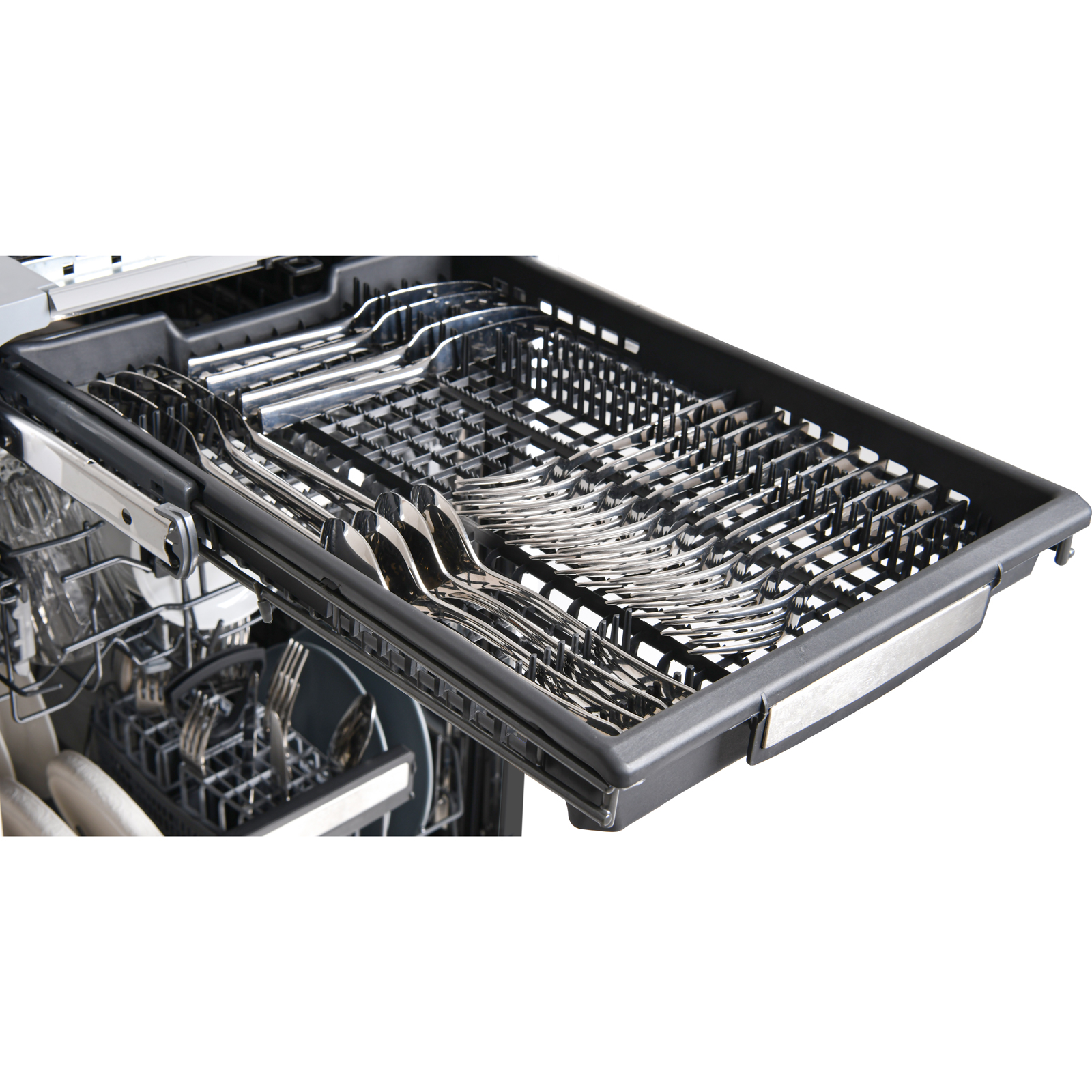 18" Built-in Dishwasher with UltraWash® Plus System and EasyFlex 3rd Rack  Black A124333636