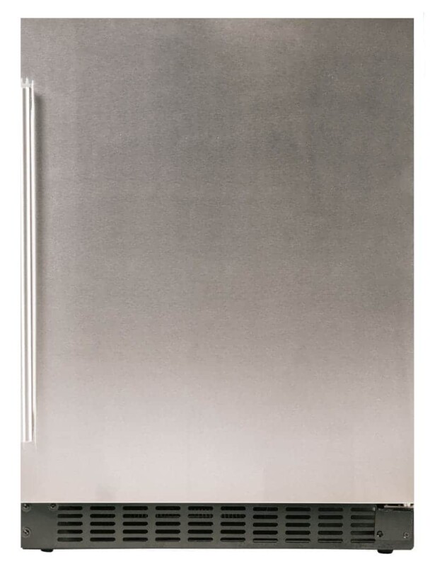 24" Refrigerator with Solid Stainless Door view 5
