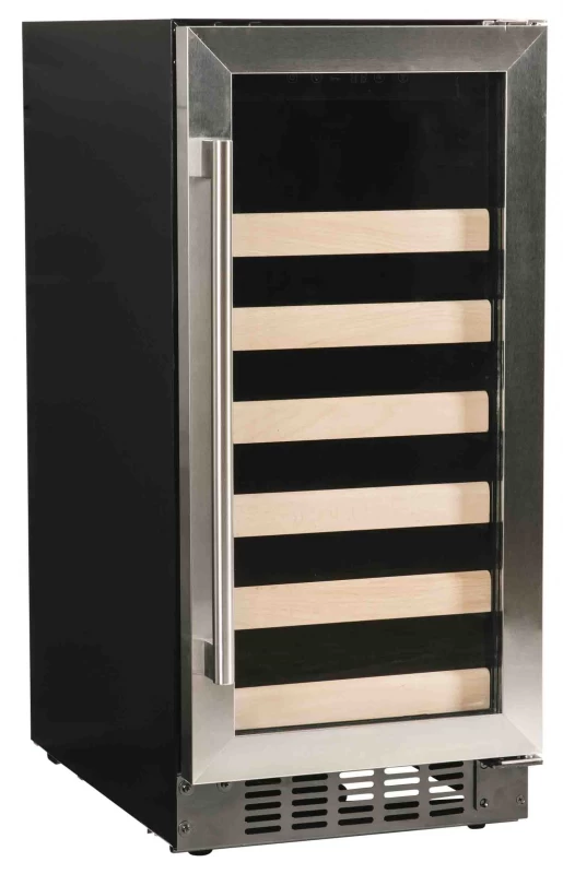 24" Wine Cooler with Stainless Trim Glass Door view 4