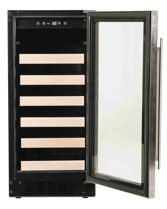 24" Wine Cooler with Stainless Trim Glass Door view 5