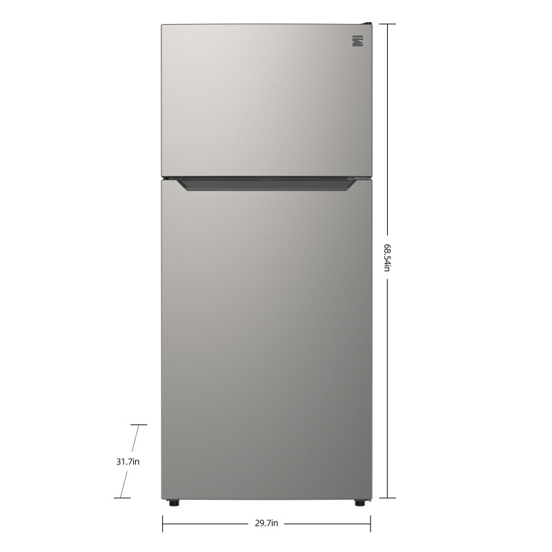 20.2 cu. ft. Top Freezer Refrigerator Fingerprint Resistant Metallic Steel A125007829