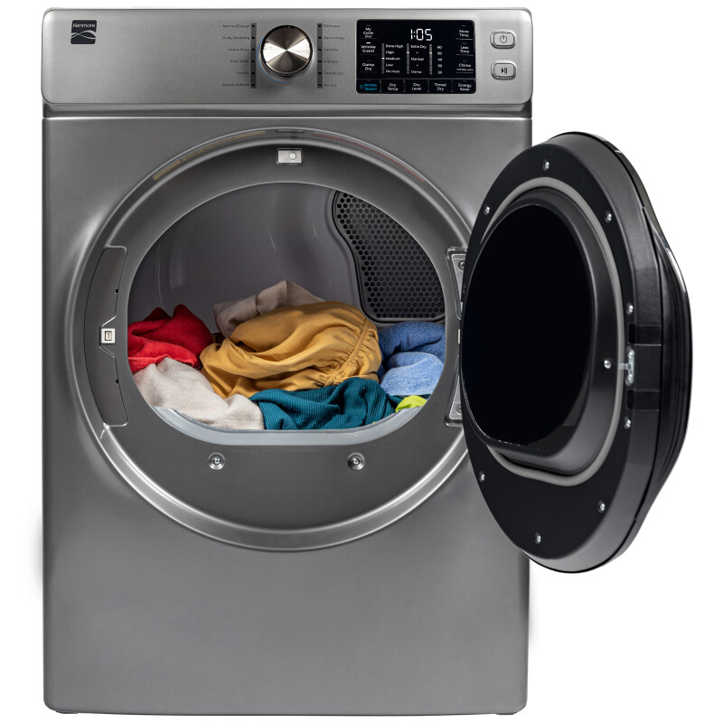 8.0 cu. ft. Electric Front-Load Dryer with Accela Steam Technology A126595079
