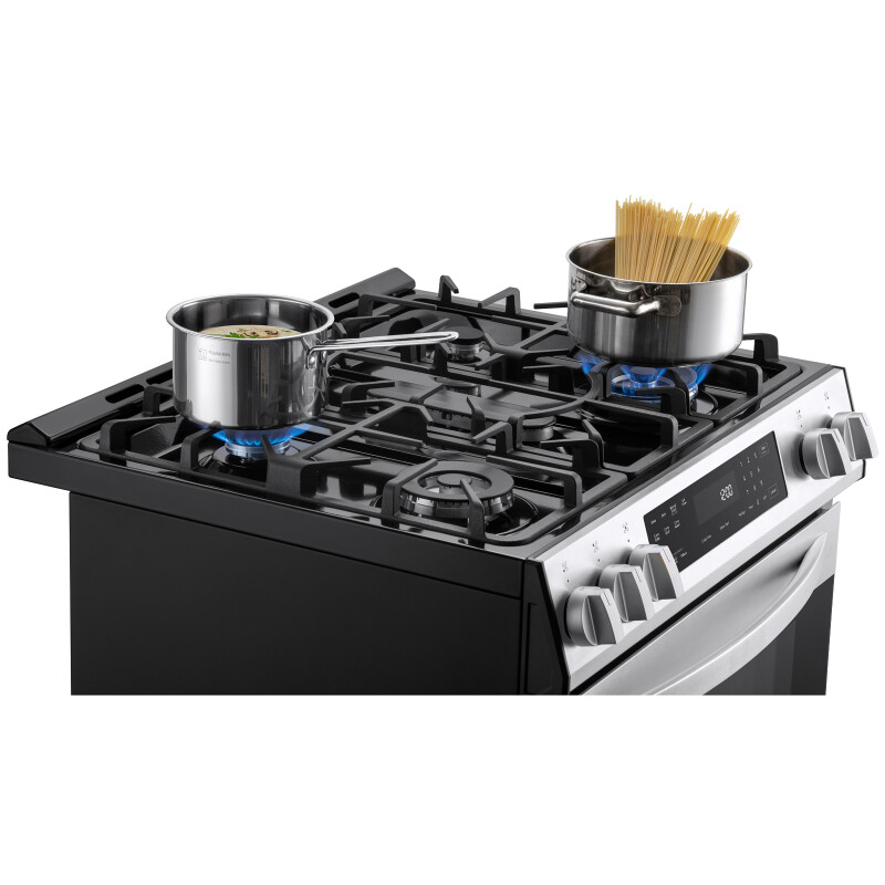5.6 cu. ft. Front-Control Gas Range with 5 Burners, True Convection, Air Fry and Self-Clean A127344054