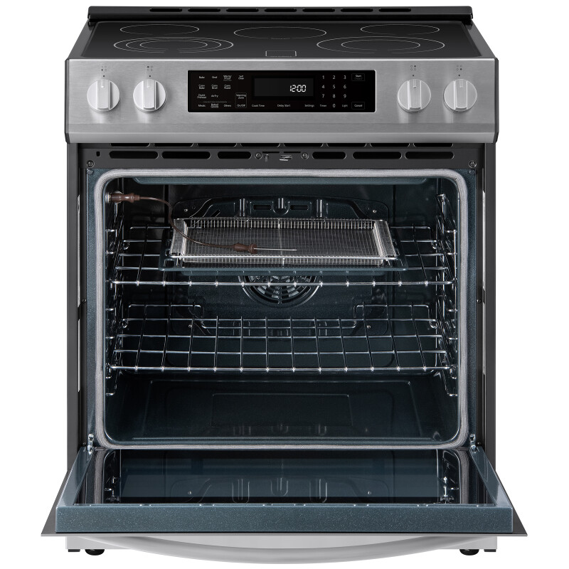 5.6 cu. ft. Front-Control Electric Range with True Convection, Air Fry, and Self-Clean Oven A127344056