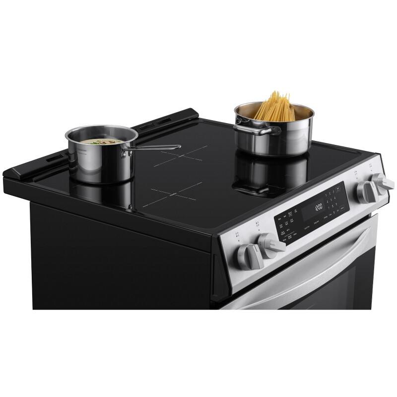 5.6 cu. ft. Front-Control Electric Induction Range w/ Turbo Boil & True Convection, Air Fry & Self-Clean A127344059