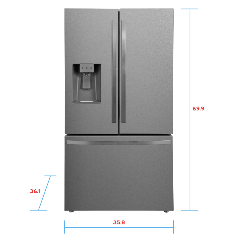 28.6 cu. ft. French Door Refrigerator with Dual Evaporator Fingerprint-Resistant A127435595