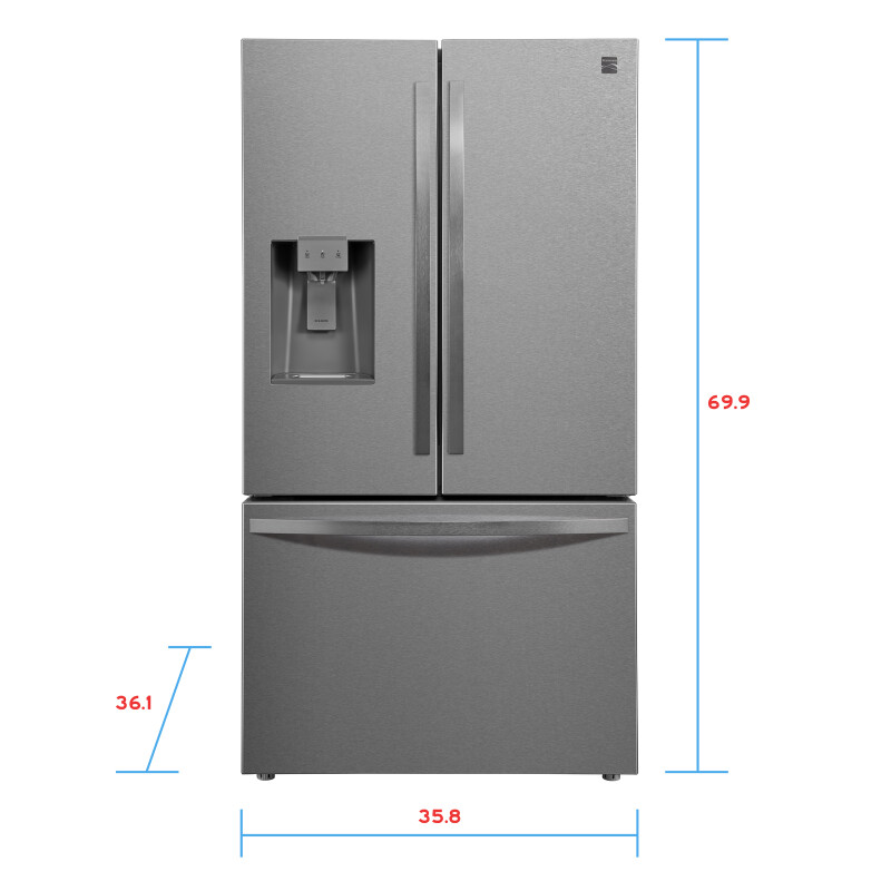 28.6 cu. ft. French Door Refrigerator with Dual Evaporator Fingerprint-Resistant A127435595