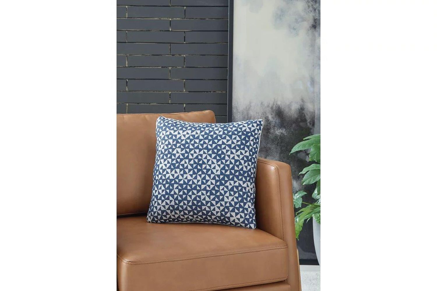 Jaycott Next-Gen Nuvella Pillow Set of 4 In Blue and White A1900001