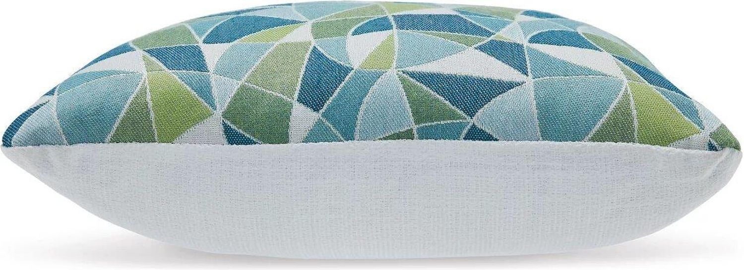 Seanow Next-Gen Nuvella Pillow Set of 4 In Green and White A1900005