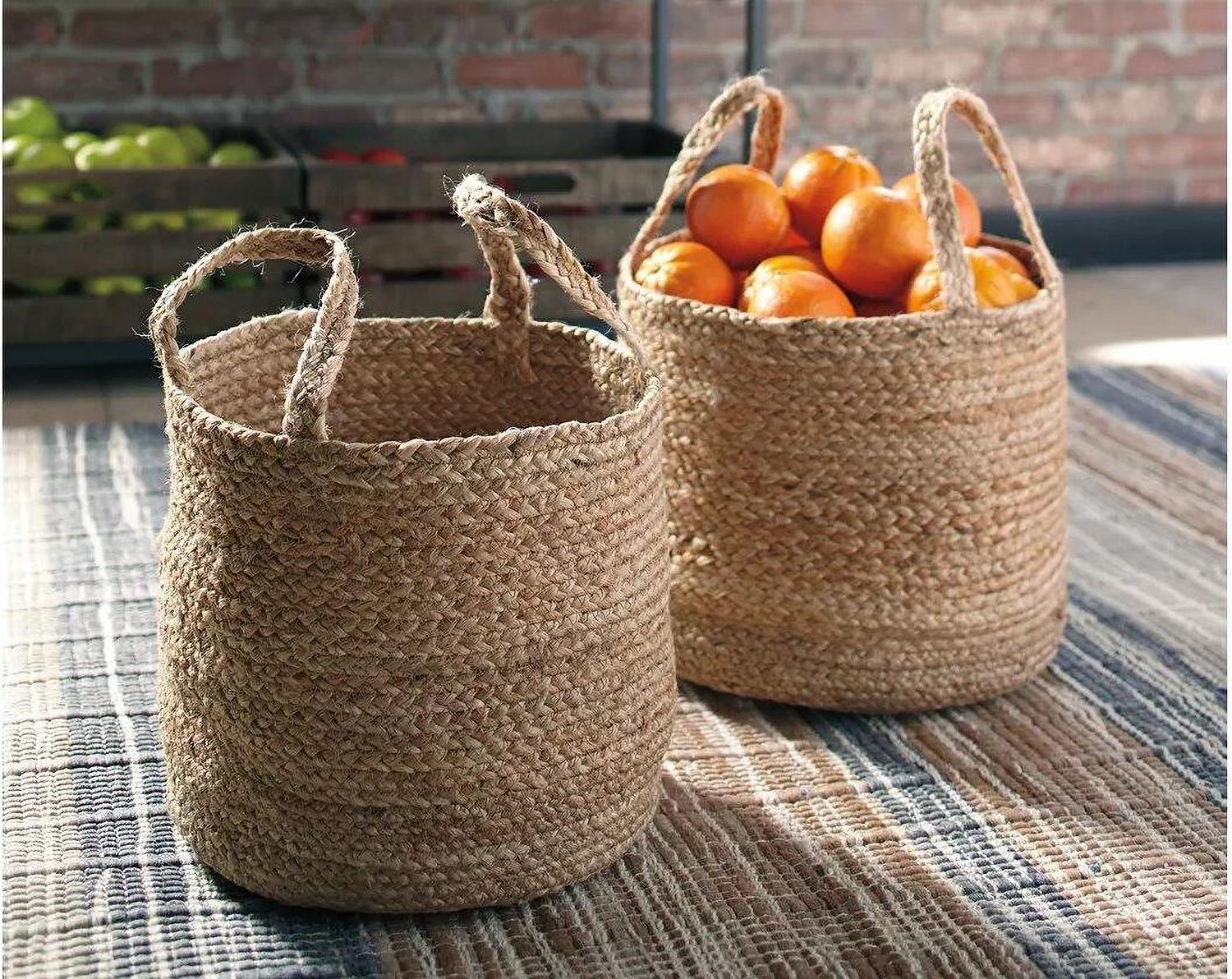 Brayton Natural Basket Set of 2 A2000094