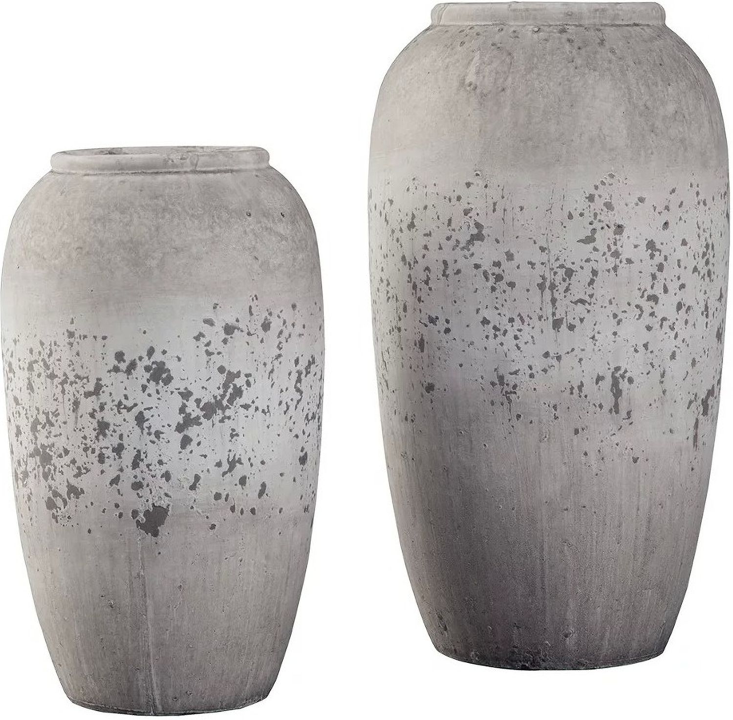Dimitra Brown and Cream Vase Set of 2 A2000110