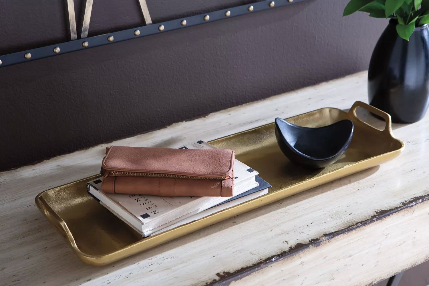 Posy Gold Tray A2000136
